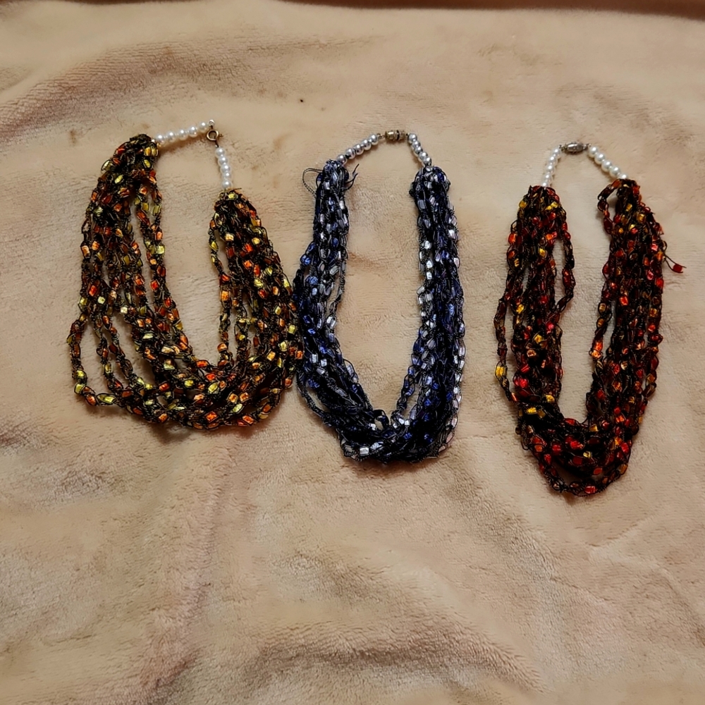 Bundle of boho necklaces